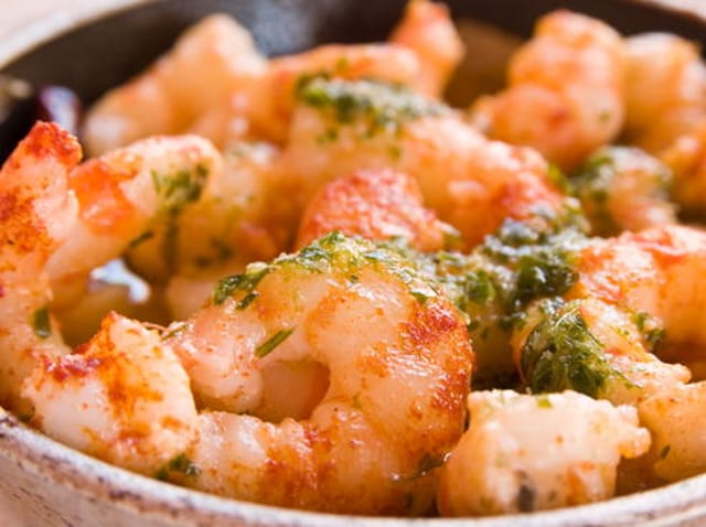 L36. Shrimp in Garlic Sauce.