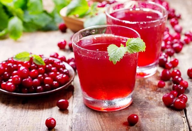 Cranberry Juice.