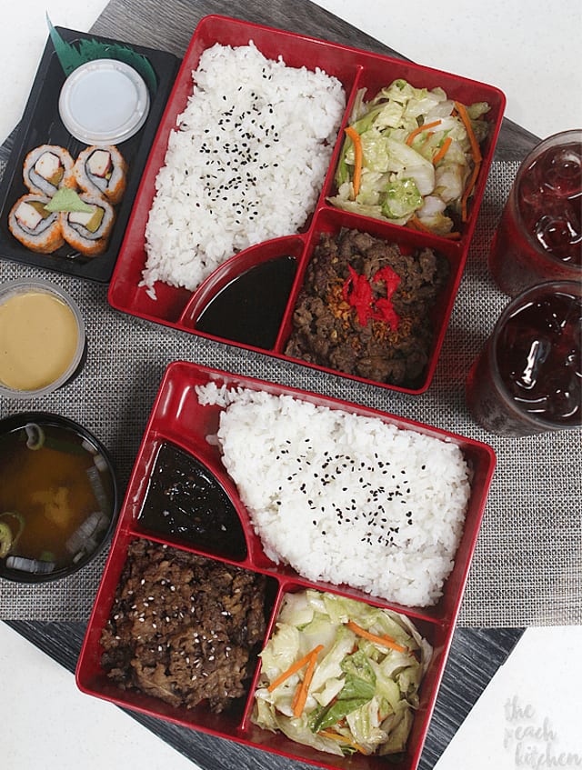 Black Pepper Steak (Bento).
