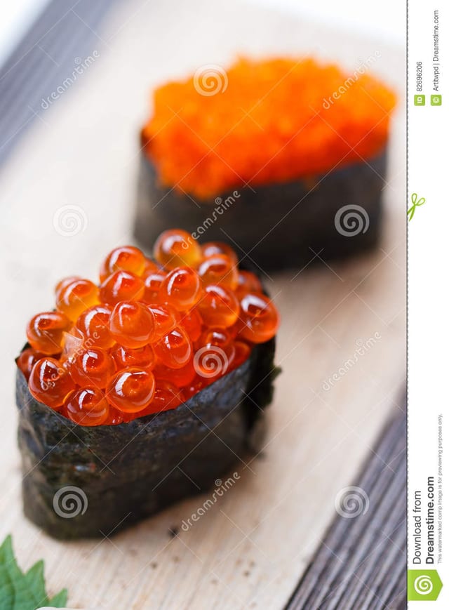 Flying Fish Roe (2 Pieces).