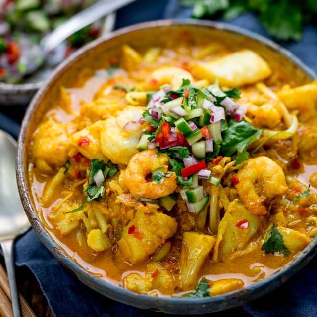 211. Seafood Curry Soup for (2)🌶️.