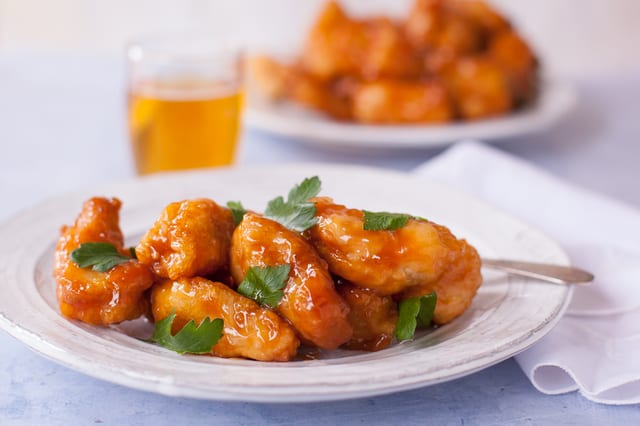 Chicken and Pork and Shrimp Sze Style.