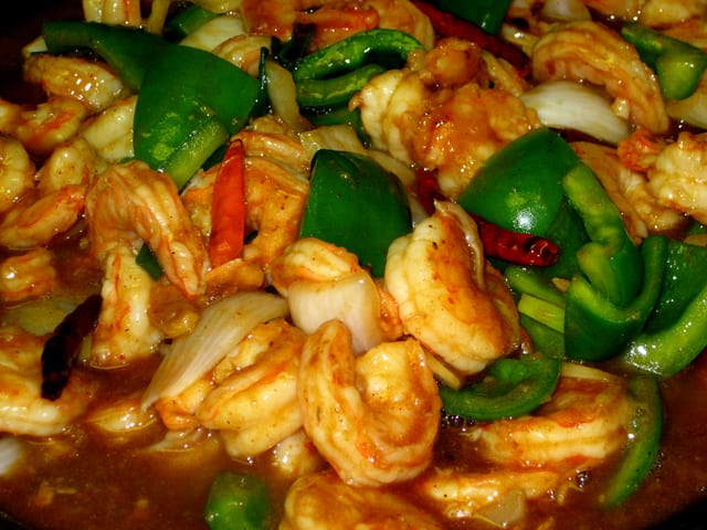 14. Shrimp with Black Bean Sauce.