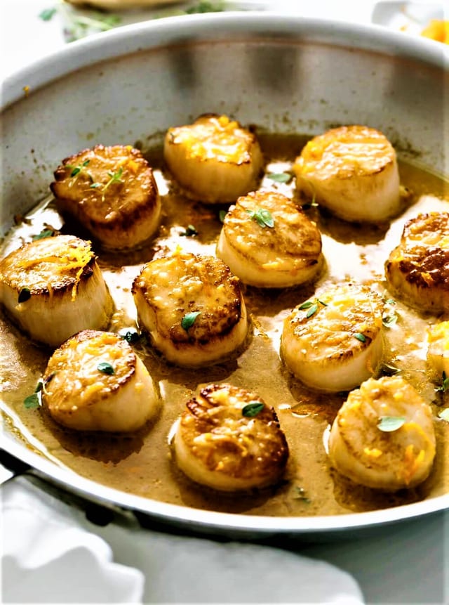 08. Scallop with Orange Flavor.