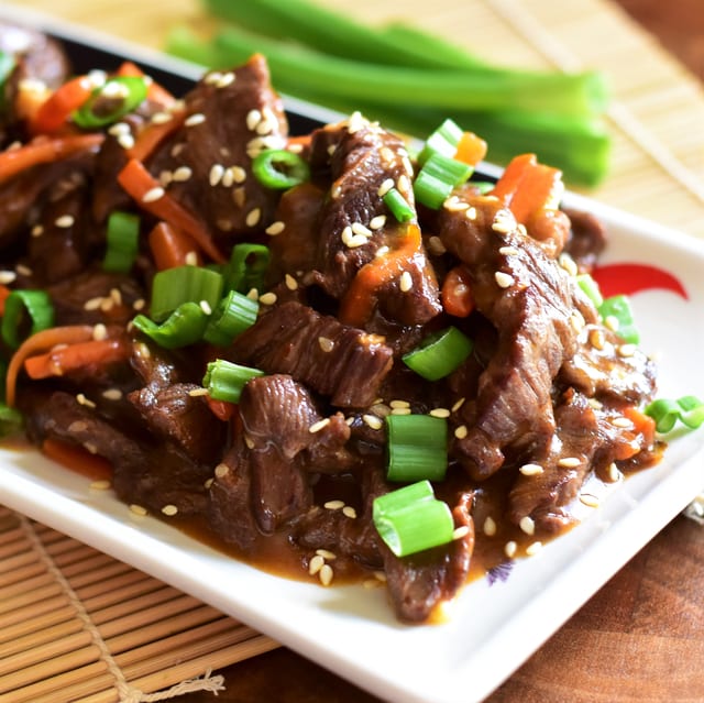 L44. Mongolian Beef.