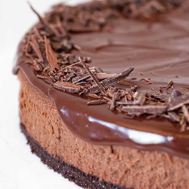 Triple Chocolate Cheesecake.