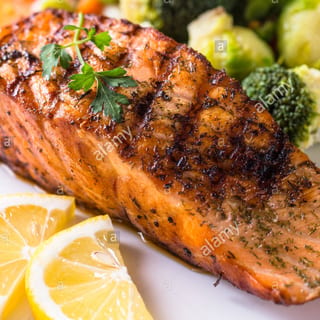 10. Grilled Salmon Fish Filet