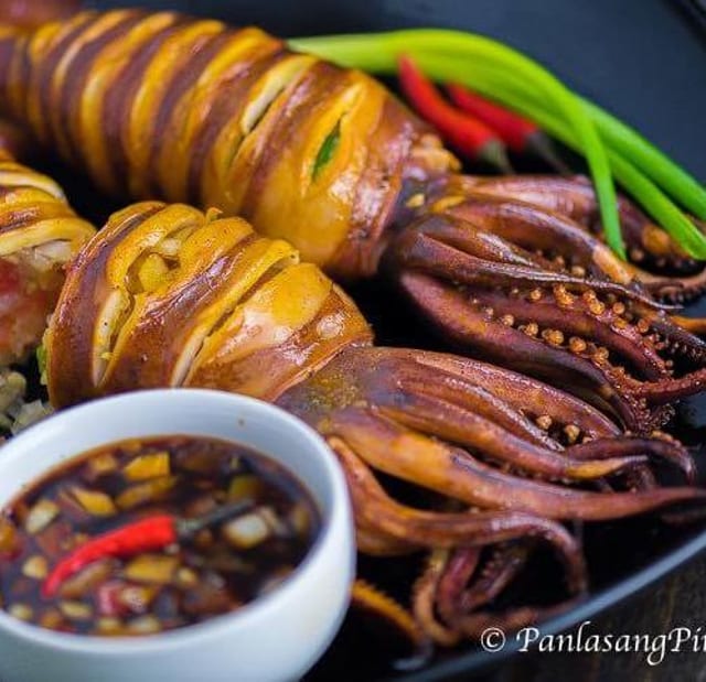 115. Grilled Calamari.