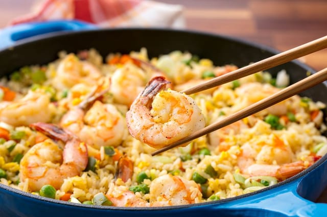 L19. Shrimp Fried Rice.