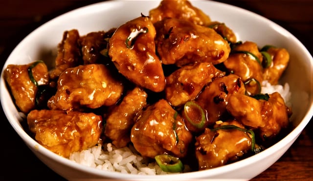L32. Orange Chicken.