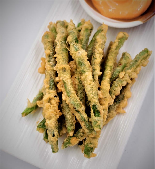 110. Tempura Green Beans.
