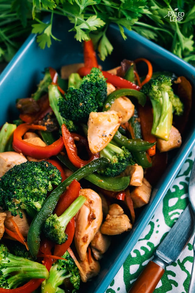 G18. Chicken with Broccoli in Garlic.