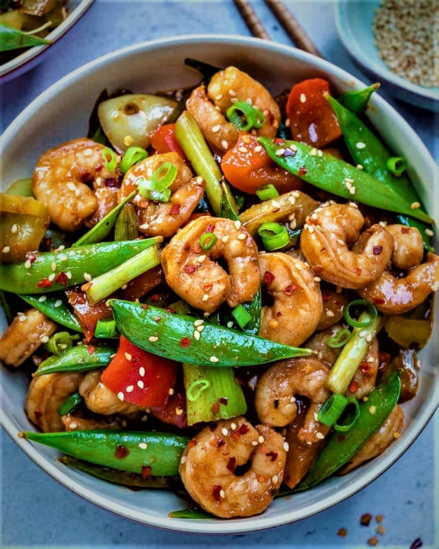 Five Flavored Shrimp.